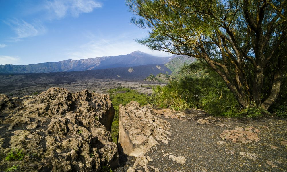 Mount Etna volcanic landscape, UNESCO World Heritage Site, Sicily, Italy, Europe