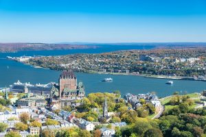 Quebec City, panorama of the town,